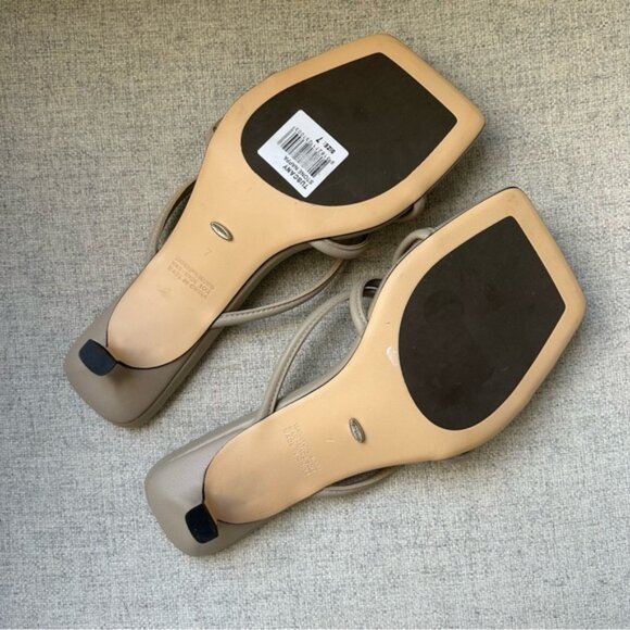 Tony Bianco Tuscany Stone Nappa Kitten Heel Beige - Picture 7 of 7